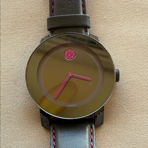 Movado Limited Edition Women’s Black and Pink Smartwatch